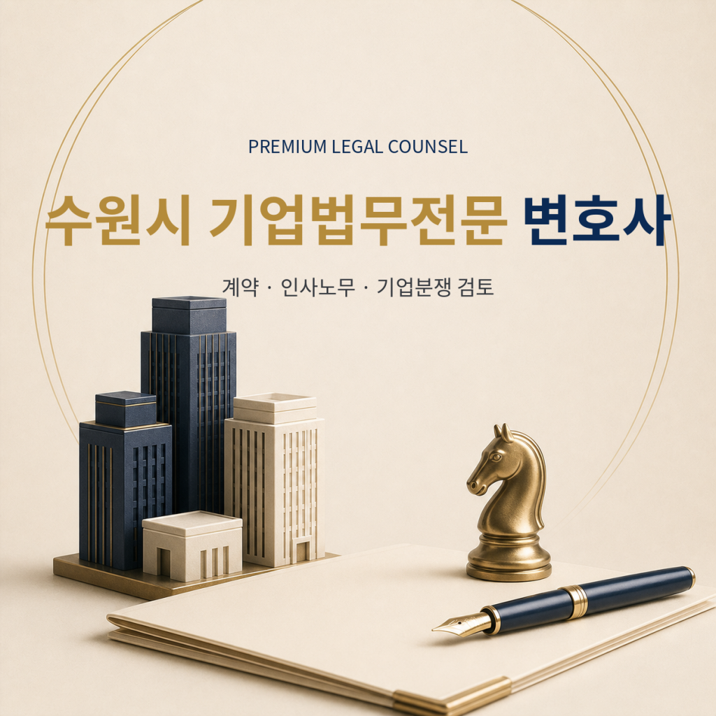 수원시 기업법무전문 변호사